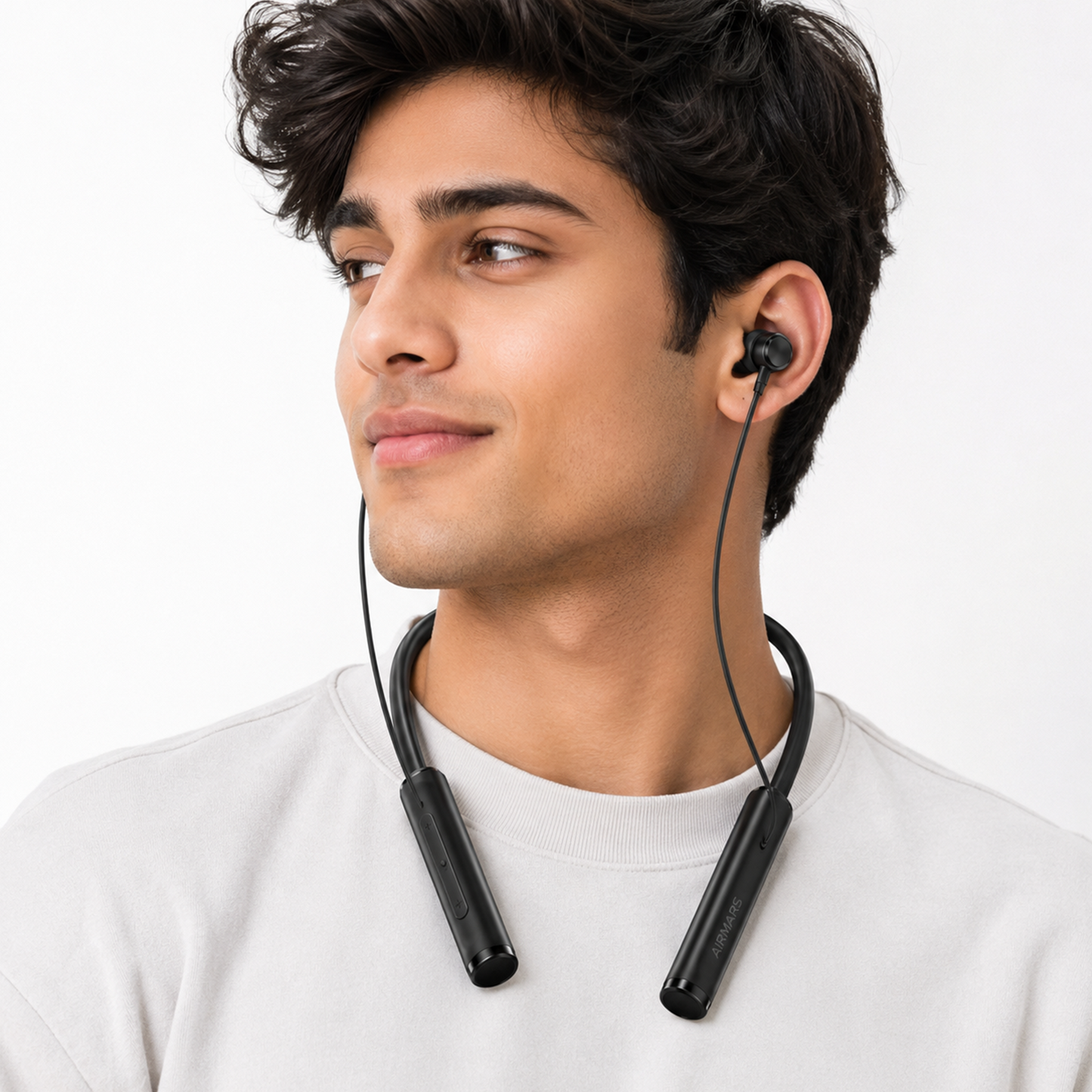 Wireless Neckband Earphones with Heavy Bass