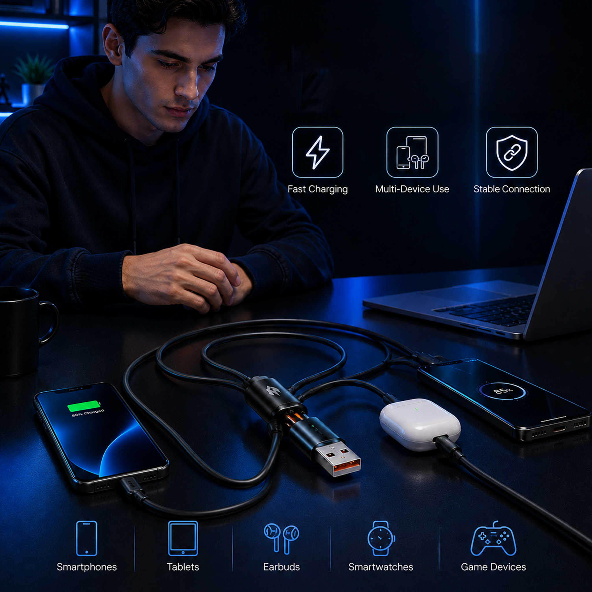 240W PD Fast Charging Cable